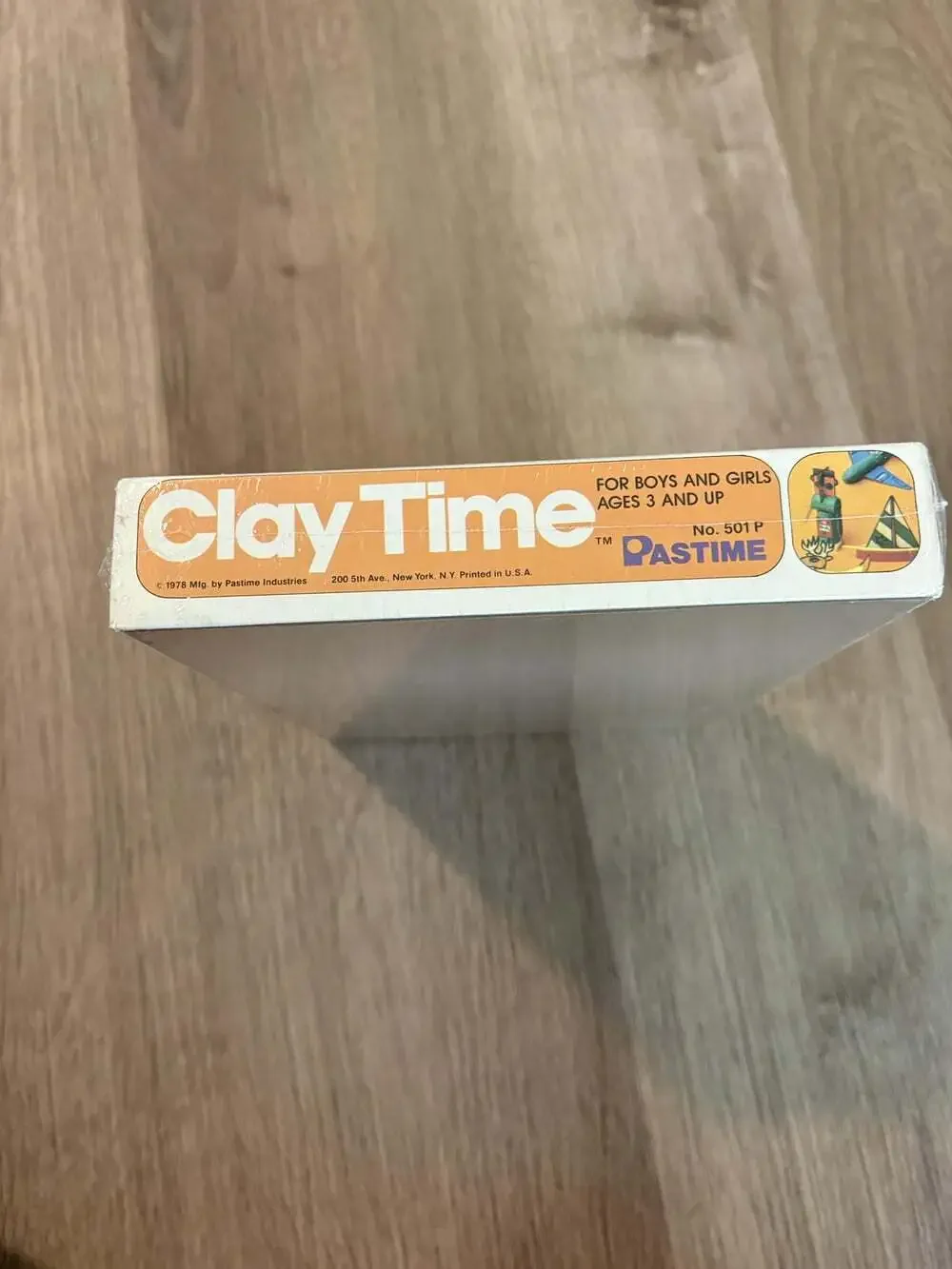 Vintage Pastime Clay Time Modeling Clay Kit Multicolor New Sealed USA Ages 3+
